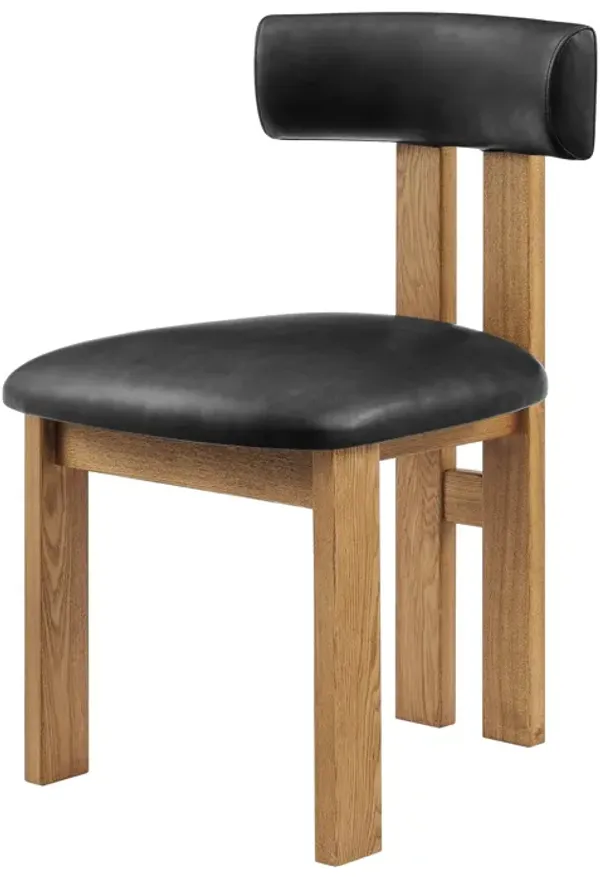 Hailey PU Dining Side Chair, Casa Black  - Set of 2