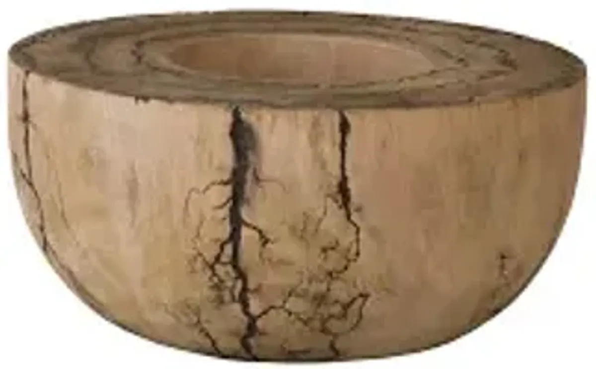 lightning bowl, mango wood