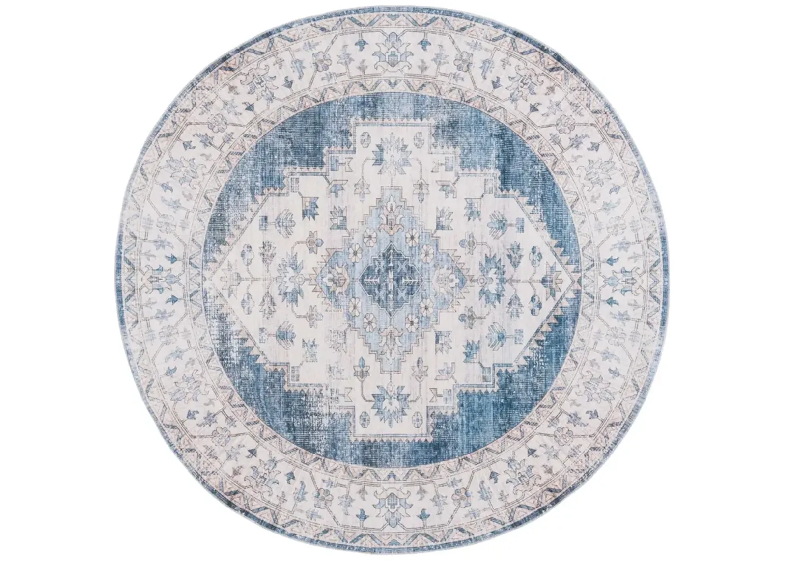 ARIZONA 236 GREY  6' x 6' Round Round Rug