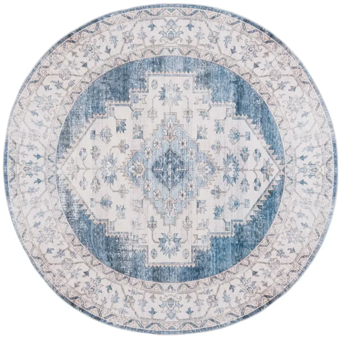 ARIZONA 236 GREY  6' x 6' Round Round Rug