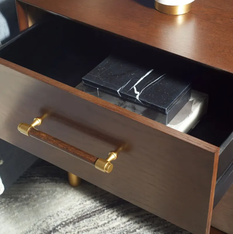 JUSTICE 2 DRAWER NIGHTSTAND