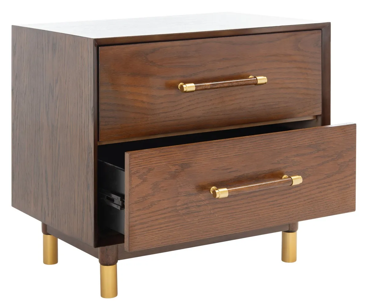 JUSTICE 2 DRAWER NIGHTSTAND