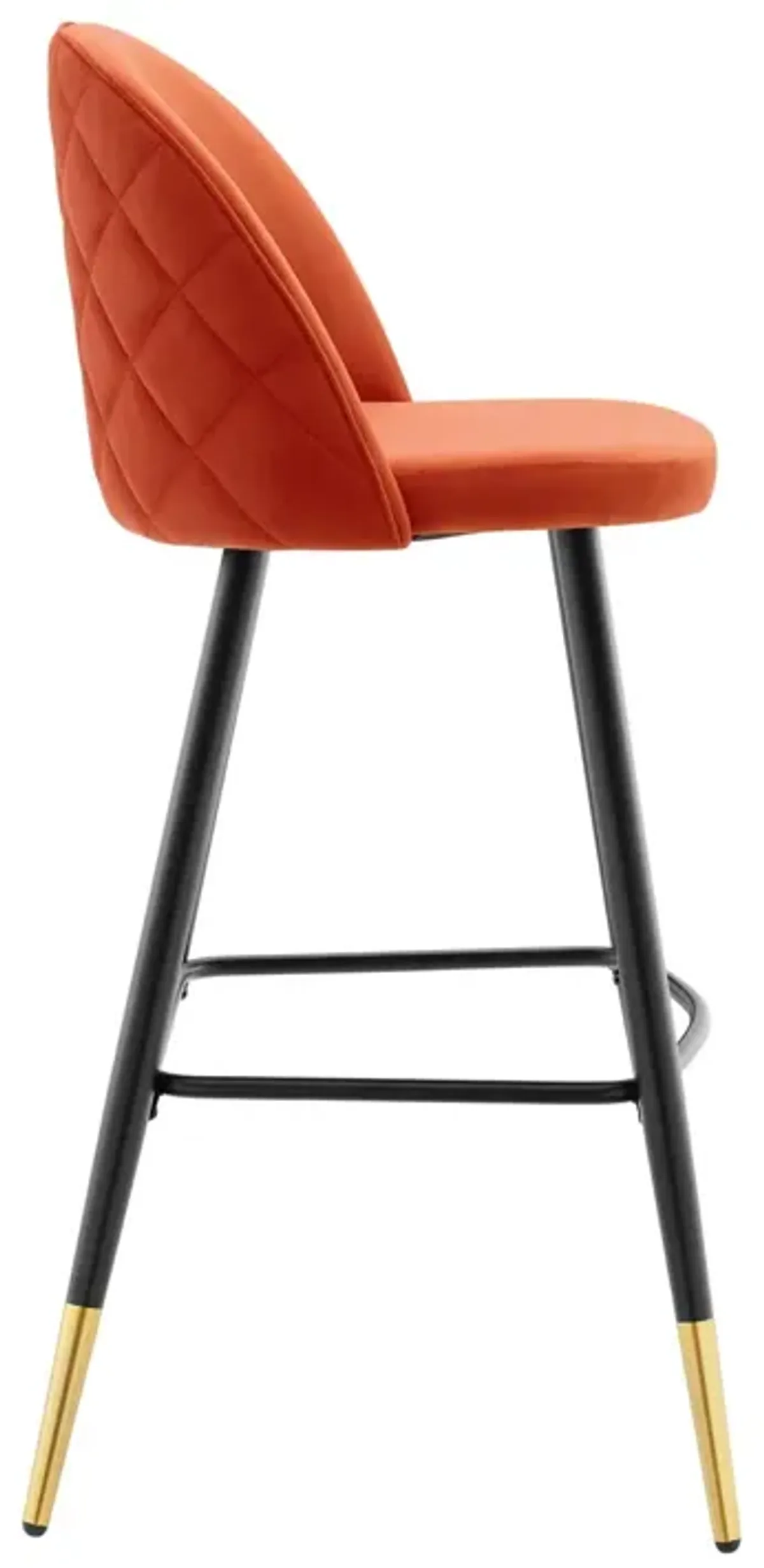 Cordial Performance Velvet Bar Stools - Set of 2