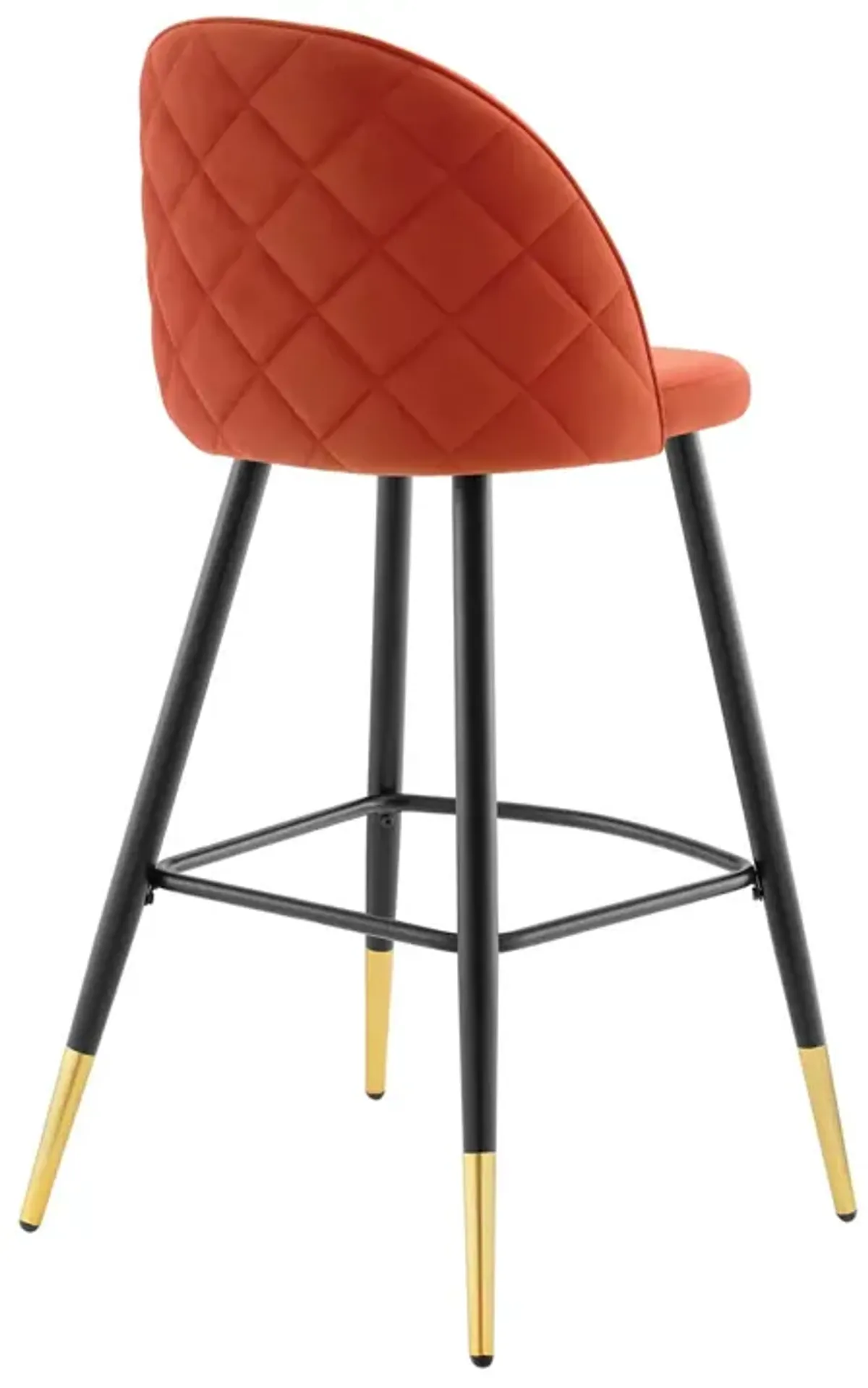 Cordial Performance Velvet Bar Stools - Set of 2