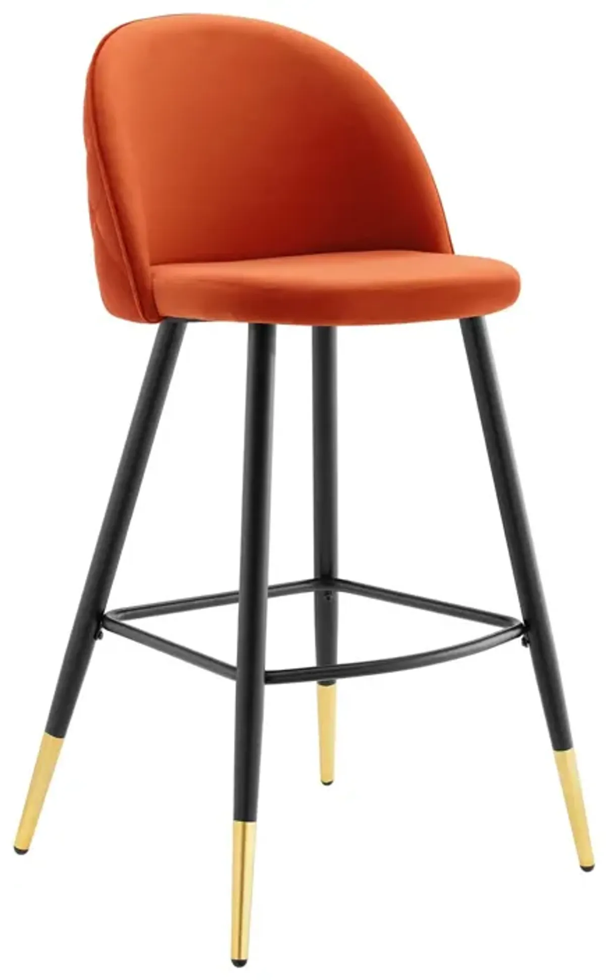 Cordial Performance Velvet Bar Stools - Set of 2