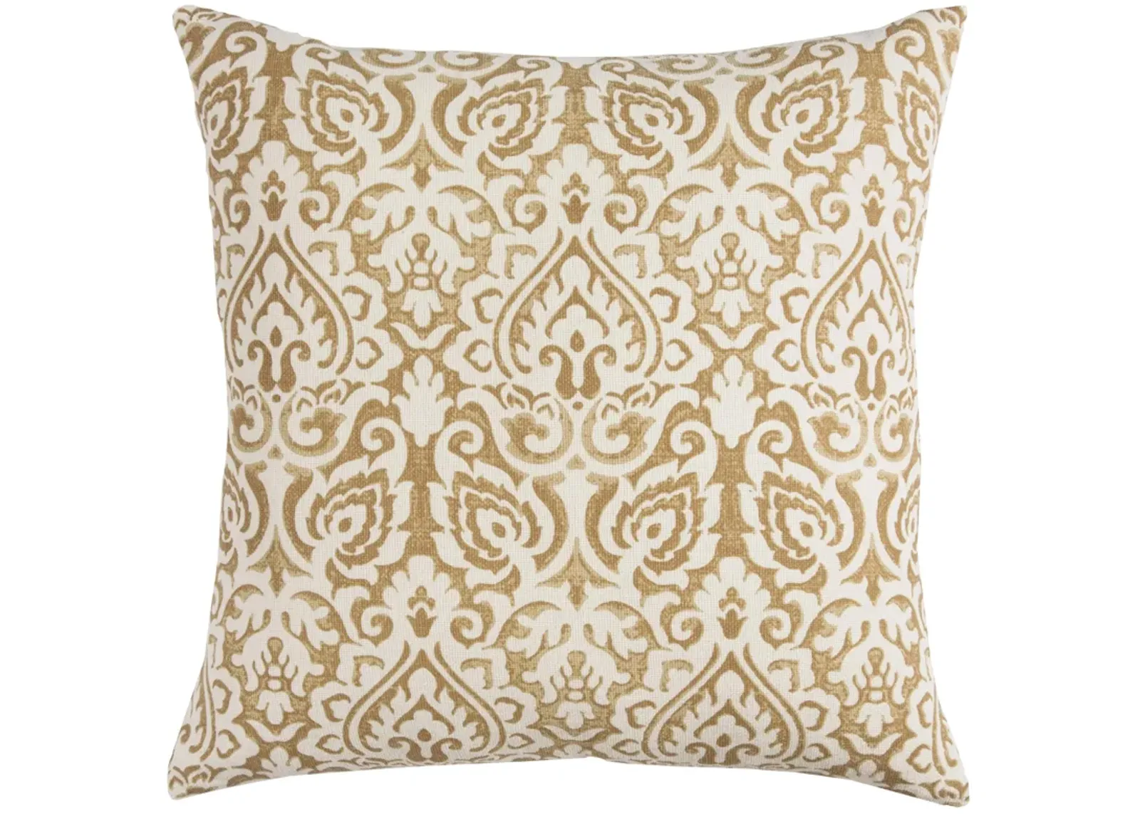 Damask Yellow  Pillow