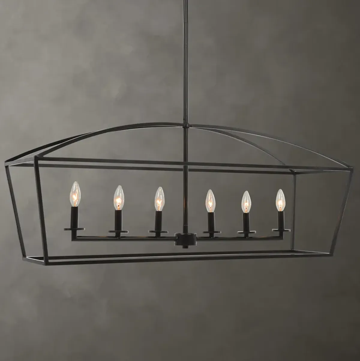 Clayton 6 Light Linear Chandelier