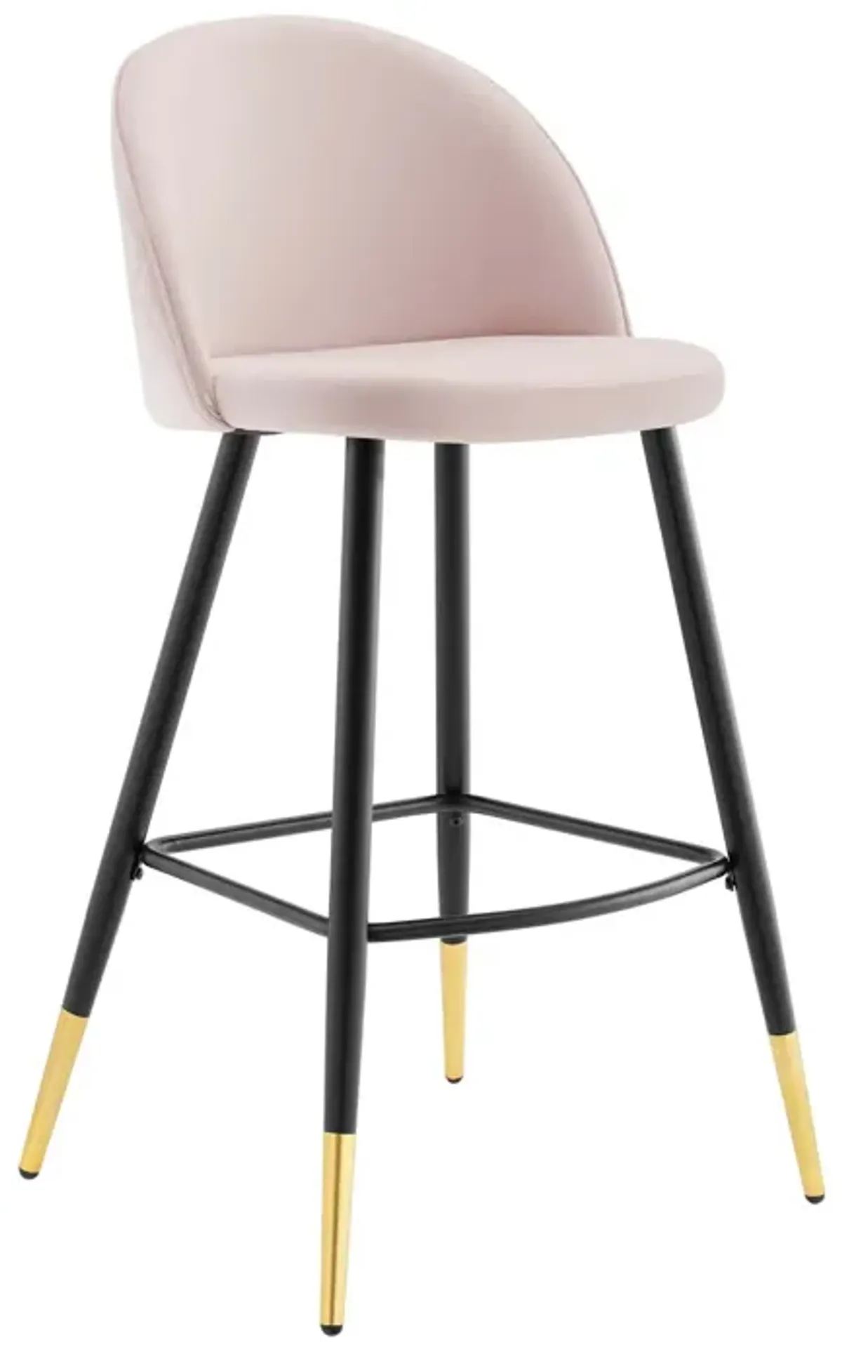 Cordial Performance Velvet Bar Stools - Set of 2