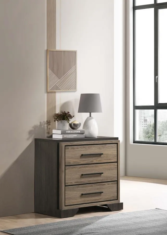 Austen 3-Drawer Nightstand