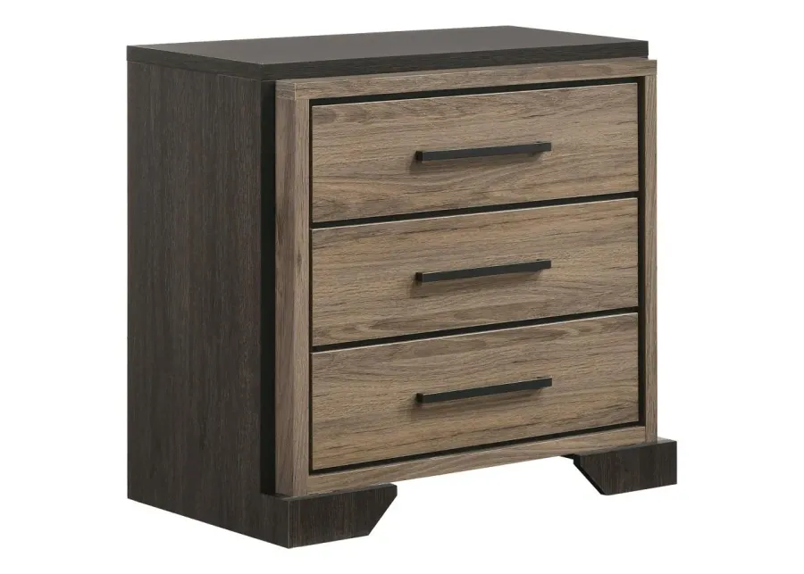 Austen 3-Drawer Nightstand