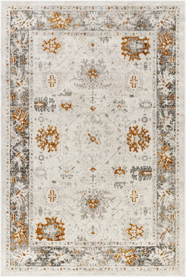 Basel BOS-2307 2'1" x 3'9" Machine Woven Rug