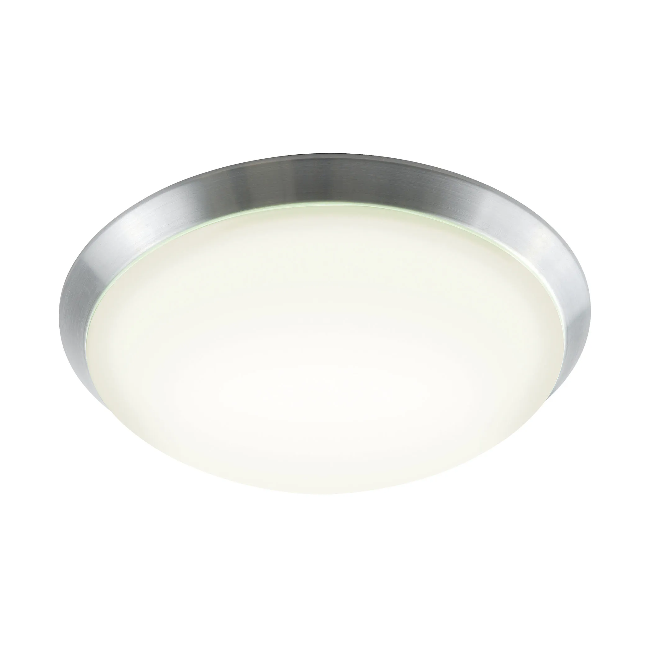 Luna 18" Wide Integrated LED Flush Mount - Brushed Aluminum