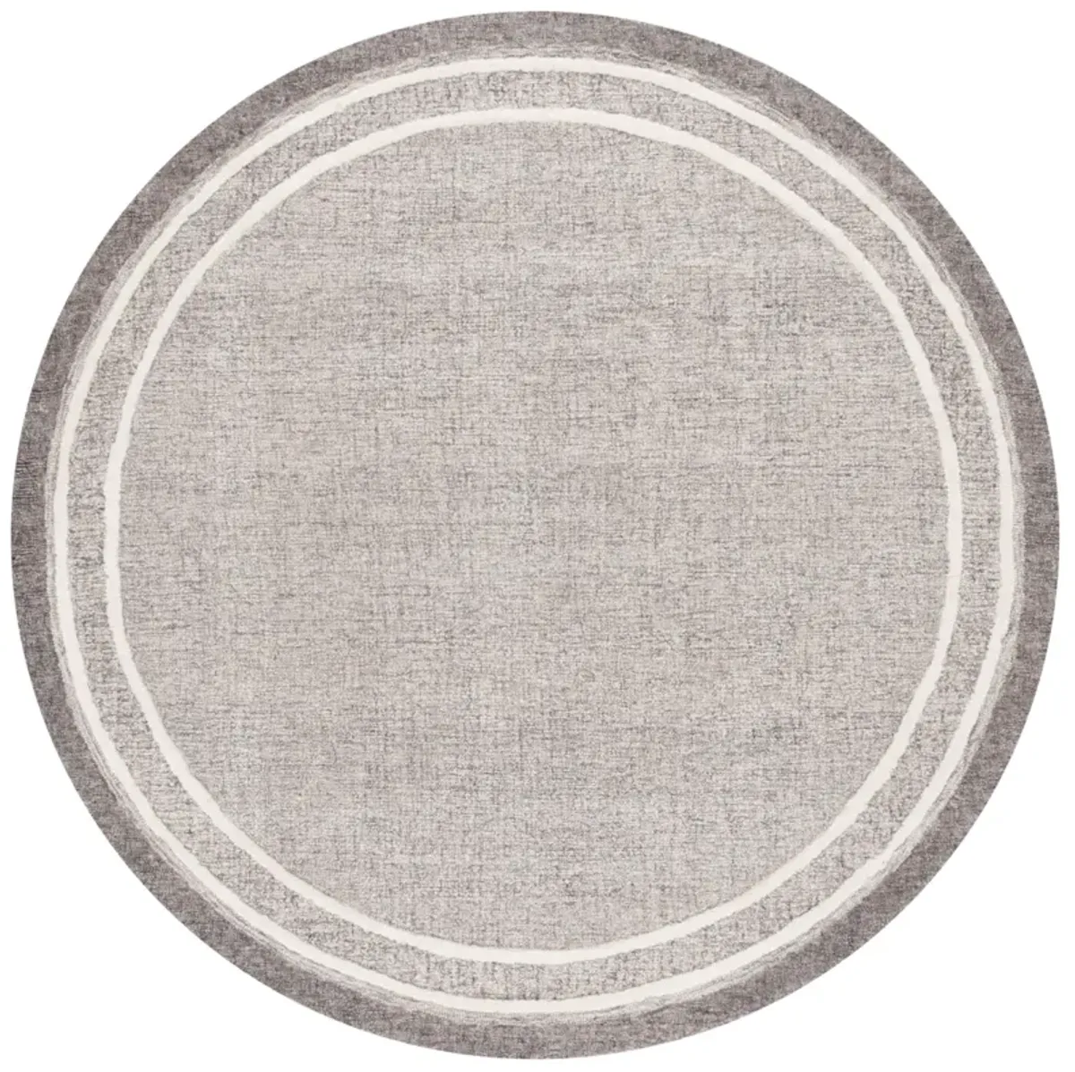 EBONY 362 GREY  6' x 6' Round Round Rug