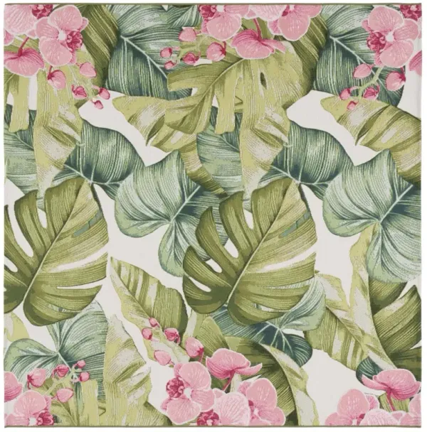 BARBADOS 596 Green 6'-6' x 6'-6'Square Square Rug