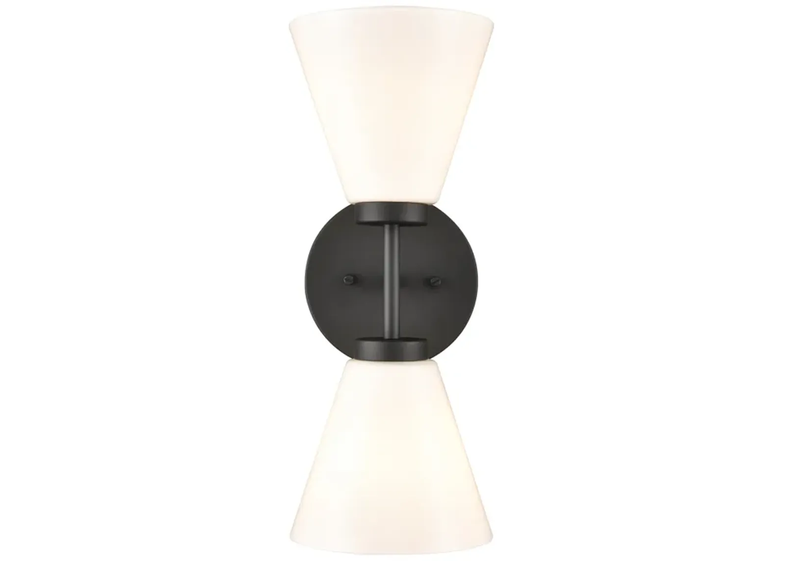 Houghton 15'' High 2-Light Vanity Light - Matte Black