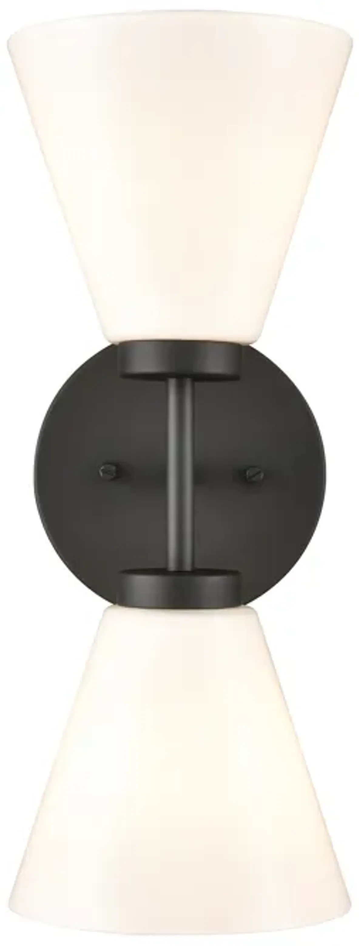 Houghton 15'' High 2-Light Vanity Light - Matte Black