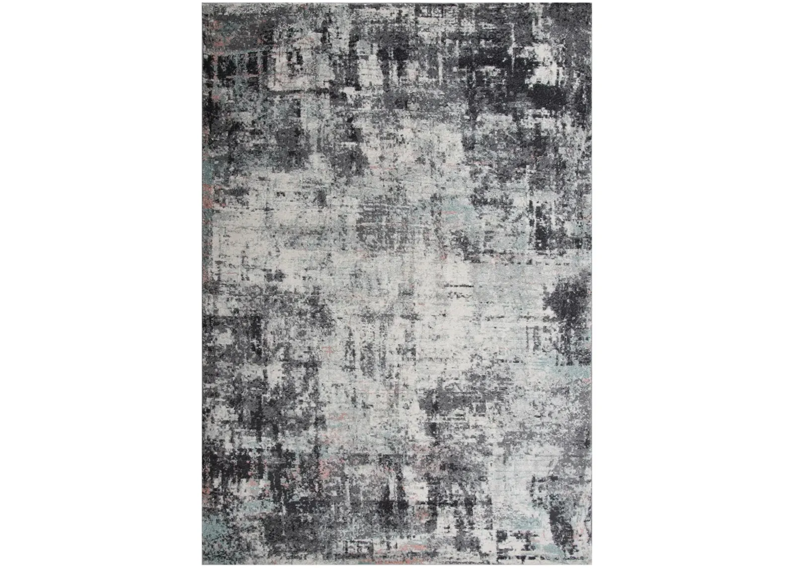 Odyssey L. Gray  Polypropylene 5'2"x7'6" Rectangle Rug