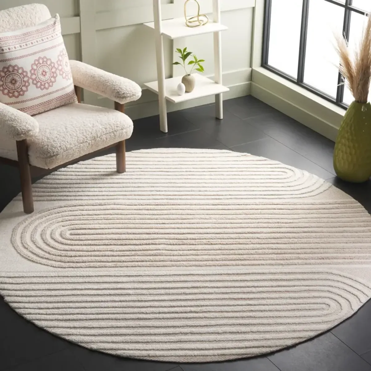 SOUTHAMPTON 308 IVORY  6' x 6' Round Round Rug