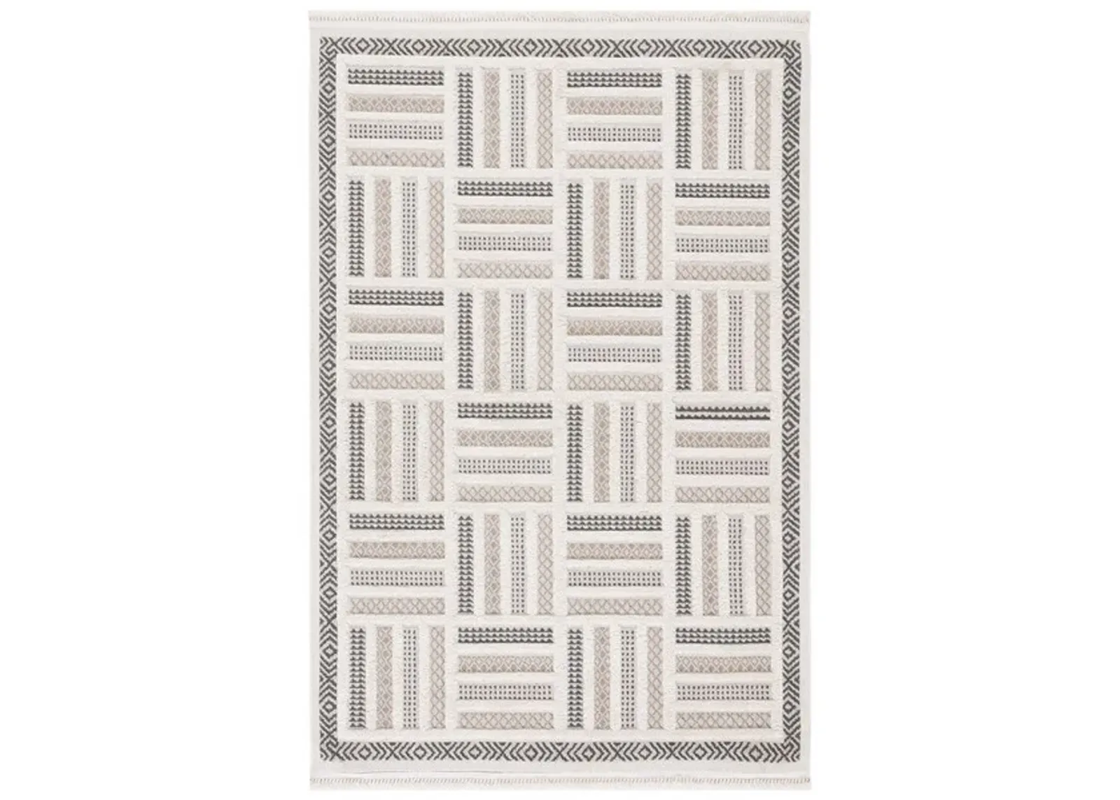 URBAN 212 Beige 5'-3' X 7'-6' Medium Rectangle Rug