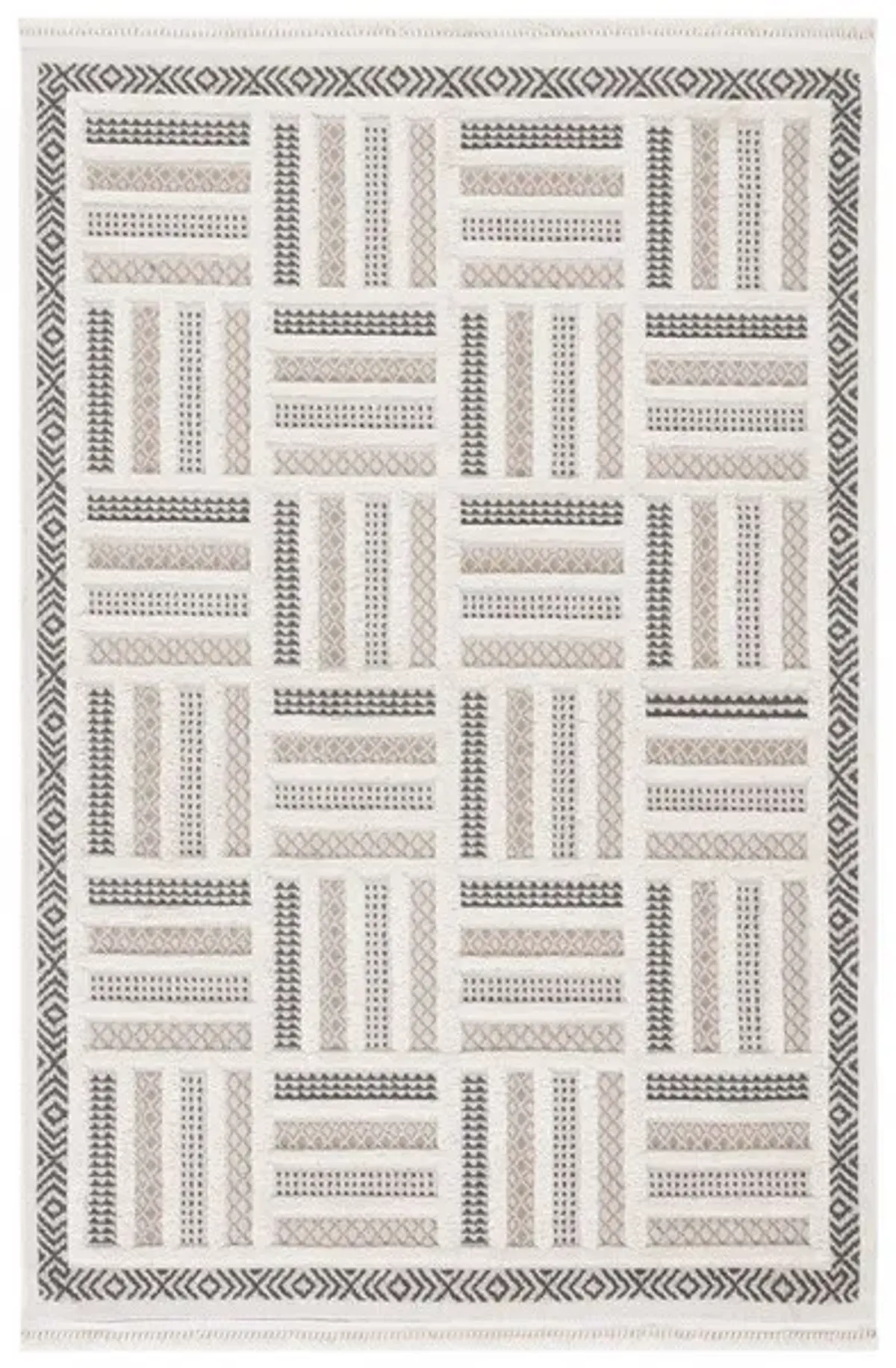 URBAN 212 Beige 5'-3' X 7'-6' Medium Rectangle Rug