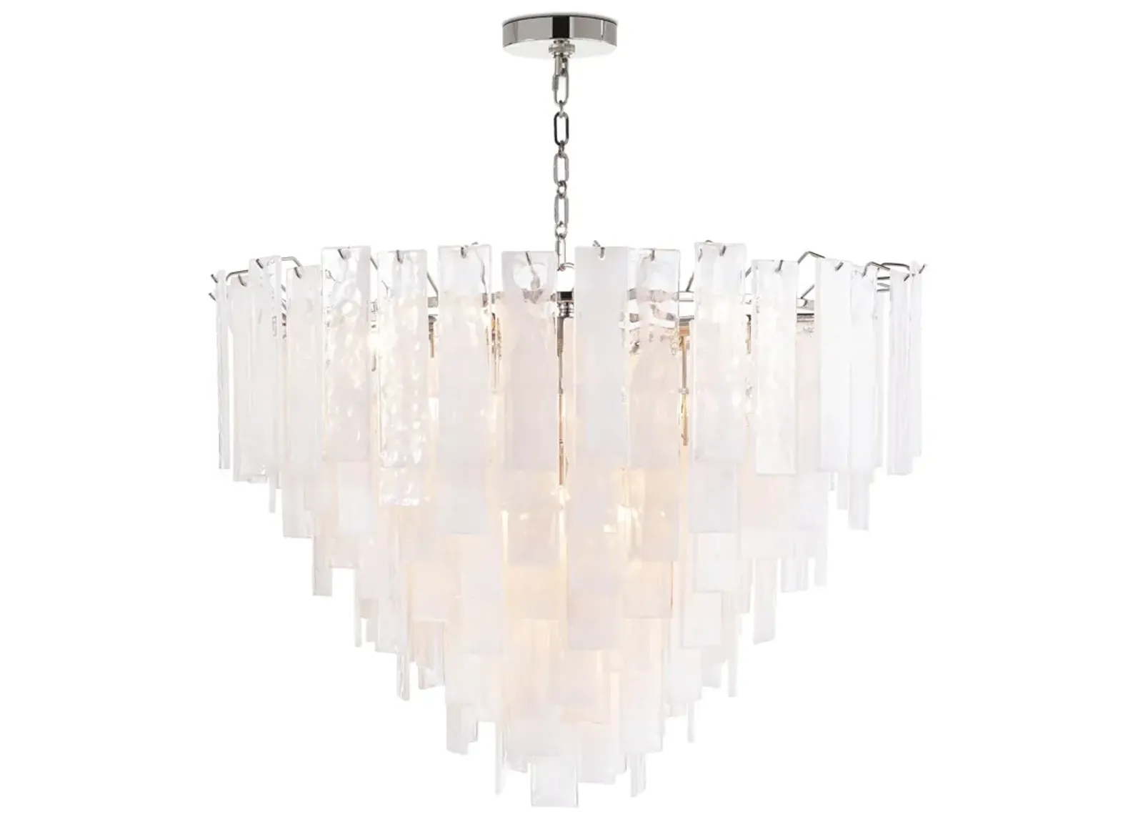 Glacier Chandelier Large (Polished Nickel)