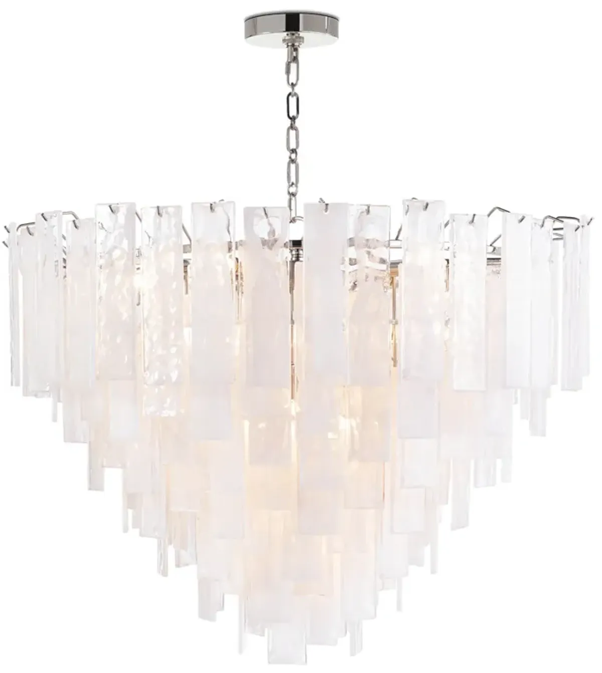 Glacier Chandelier Large (Polished Nickel)