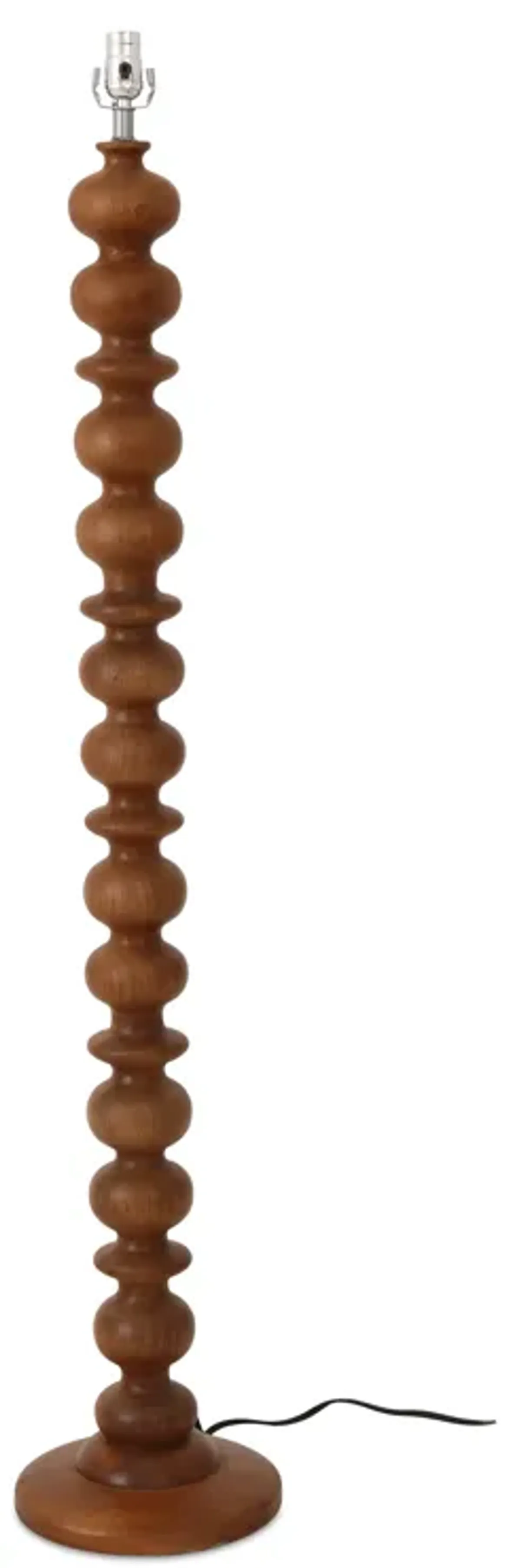 GWEN FLOOR LAMP HONEY BROWN