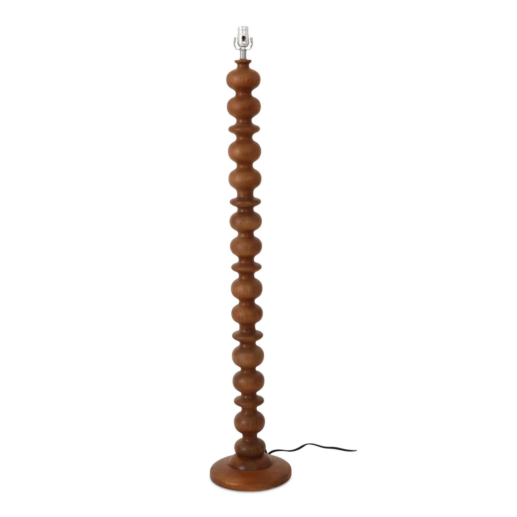 GWEN FLOOR LAMP HONEY BROWN