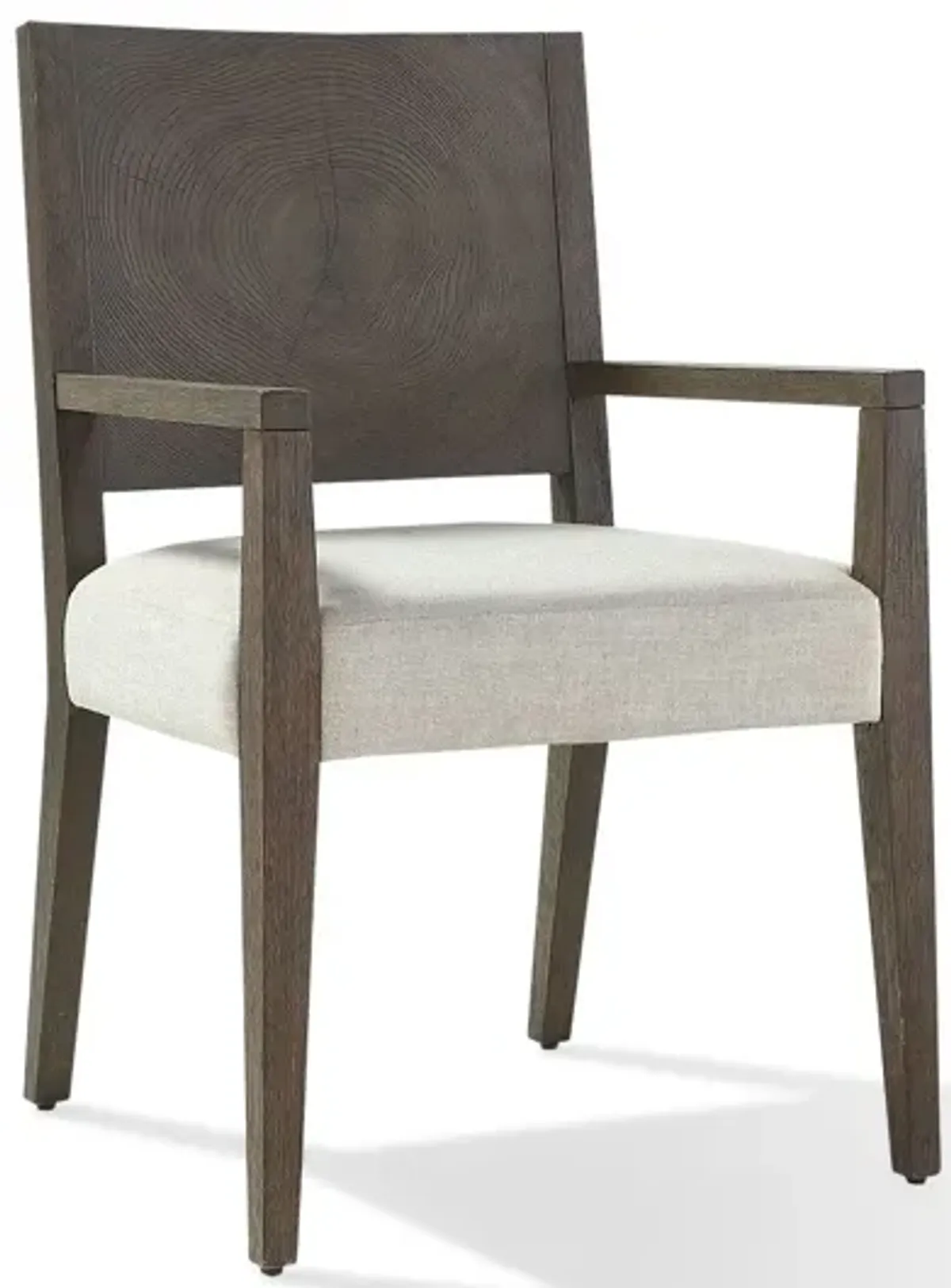 Oakland Wood Arm Chair in Brunette