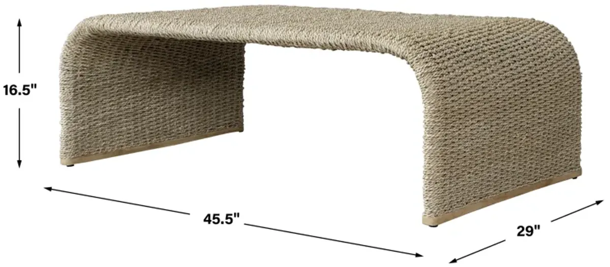 Calabria Woven Seagrass Coffee Table