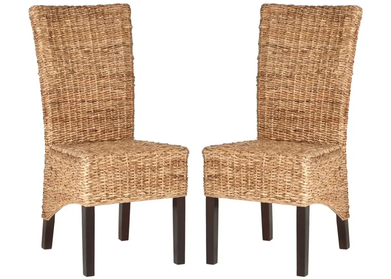 KISKA 18''H RATTAN SIDE CHAIR - Set of 2