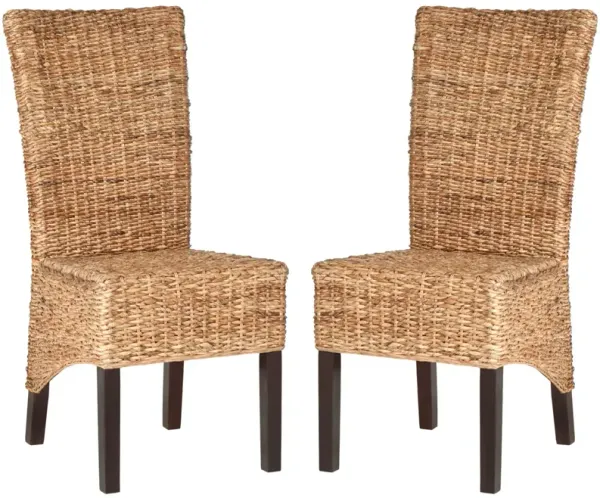 KISKA 18''H RATTAN SIDE CHAIR - Set of 2