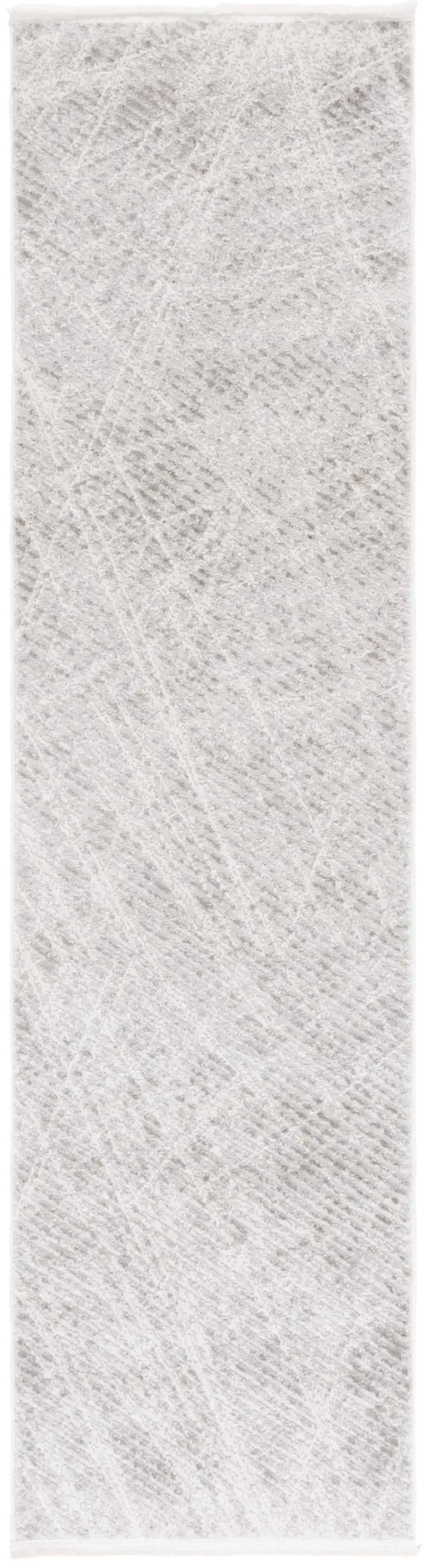 MILA 236 GREY  2'-2' x 8' Runner Rug