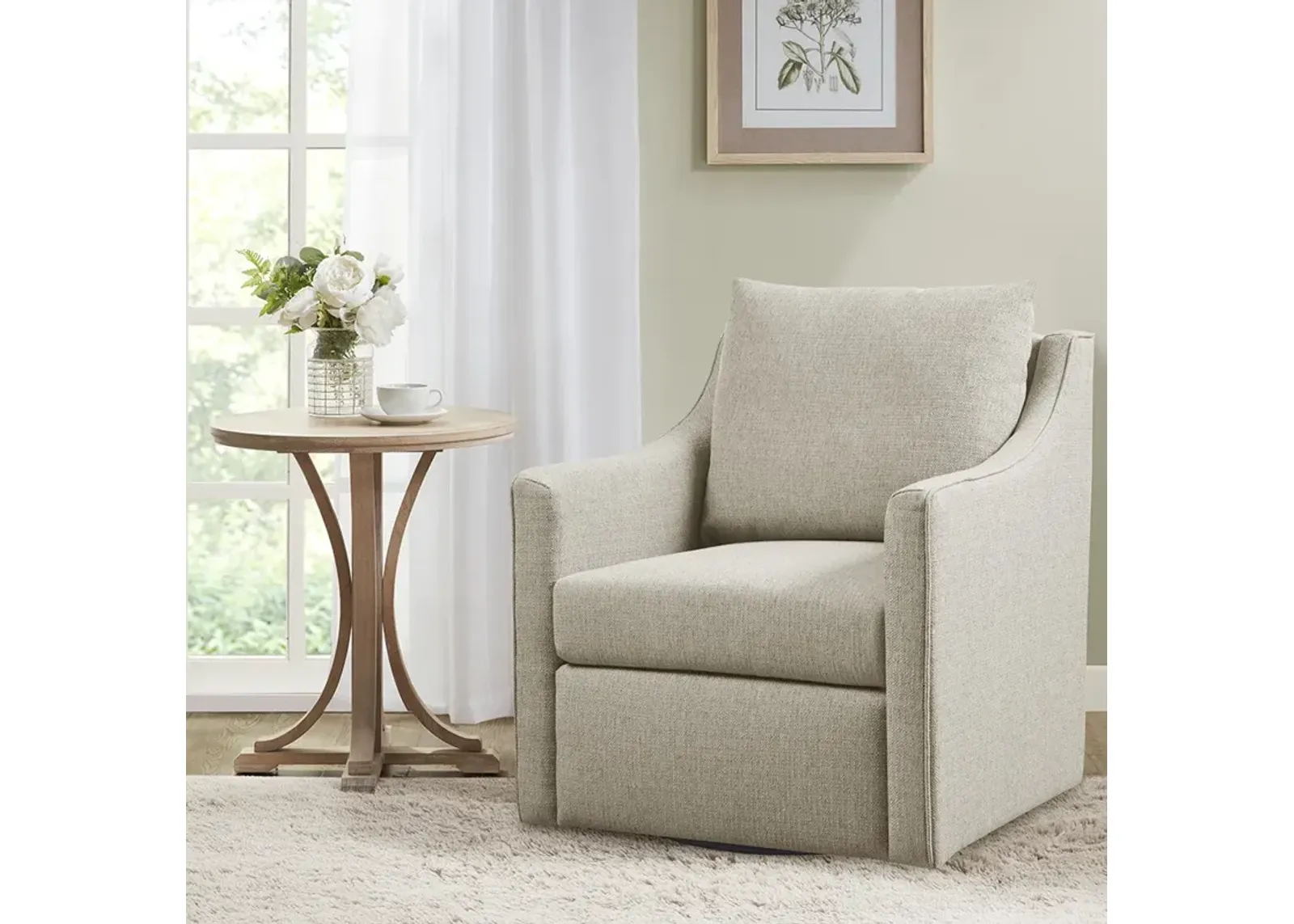 Christian Swivel Armchair