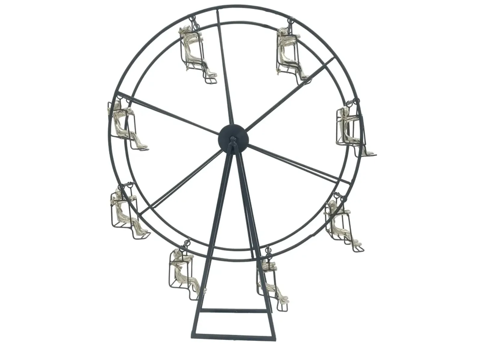 Metal, 23" Ferris Wheel, Black