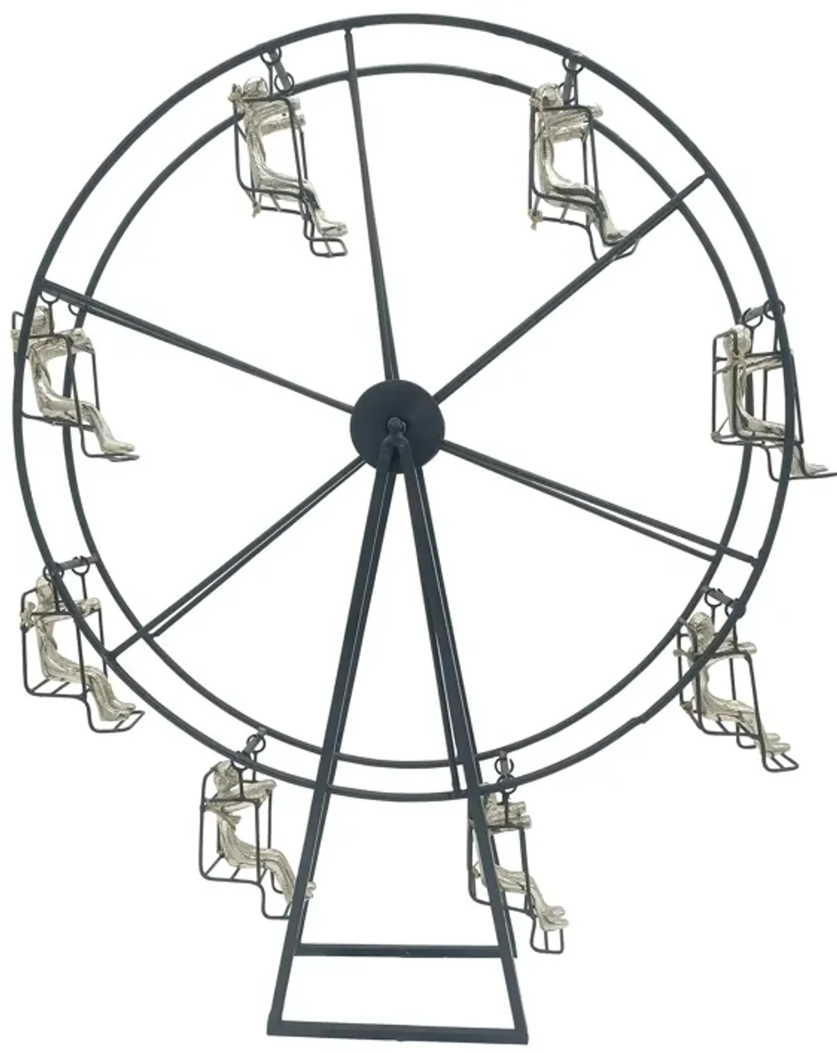 Metal, 23" Ferris Wheel, Black