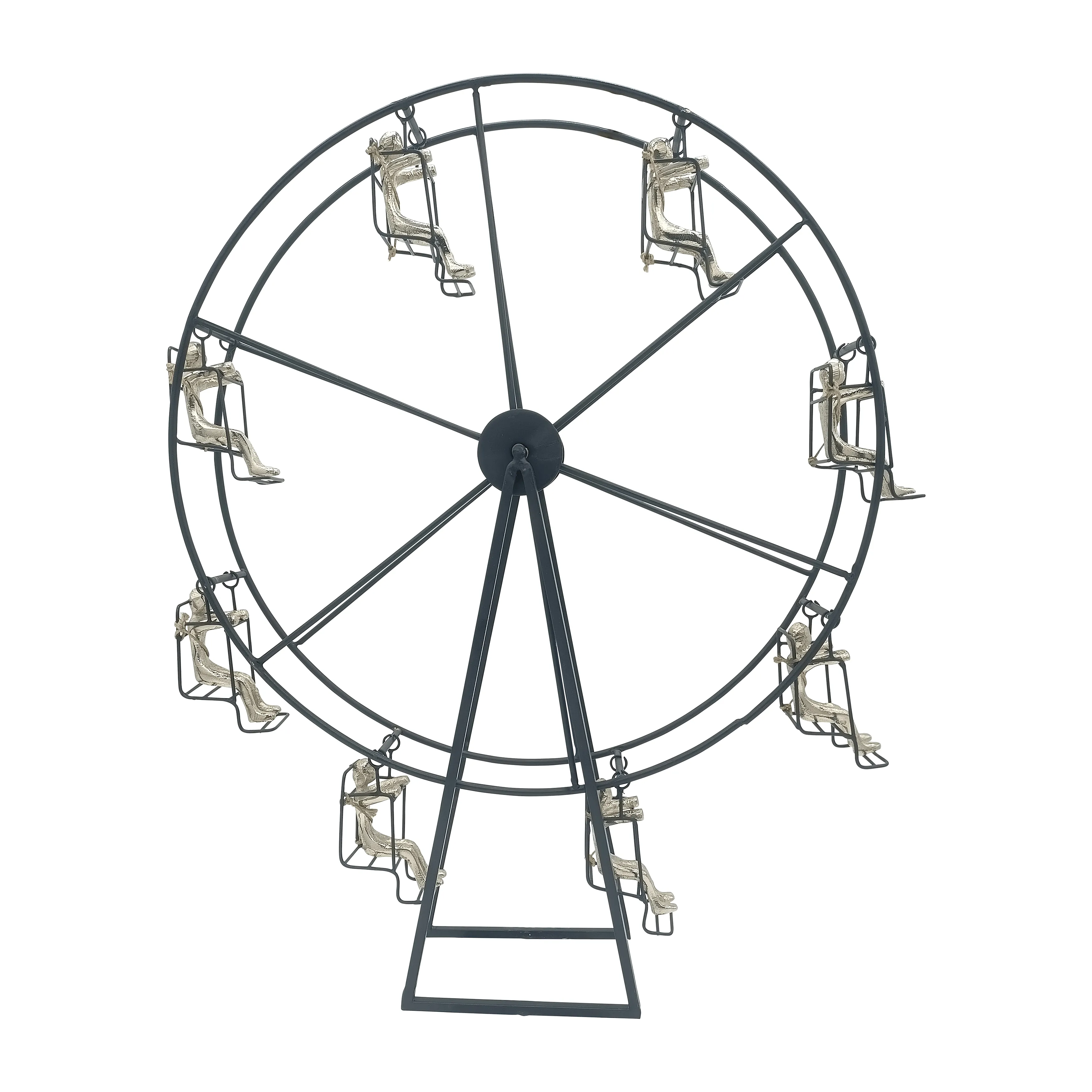 Metal, 23" Ferris Wheel, Black