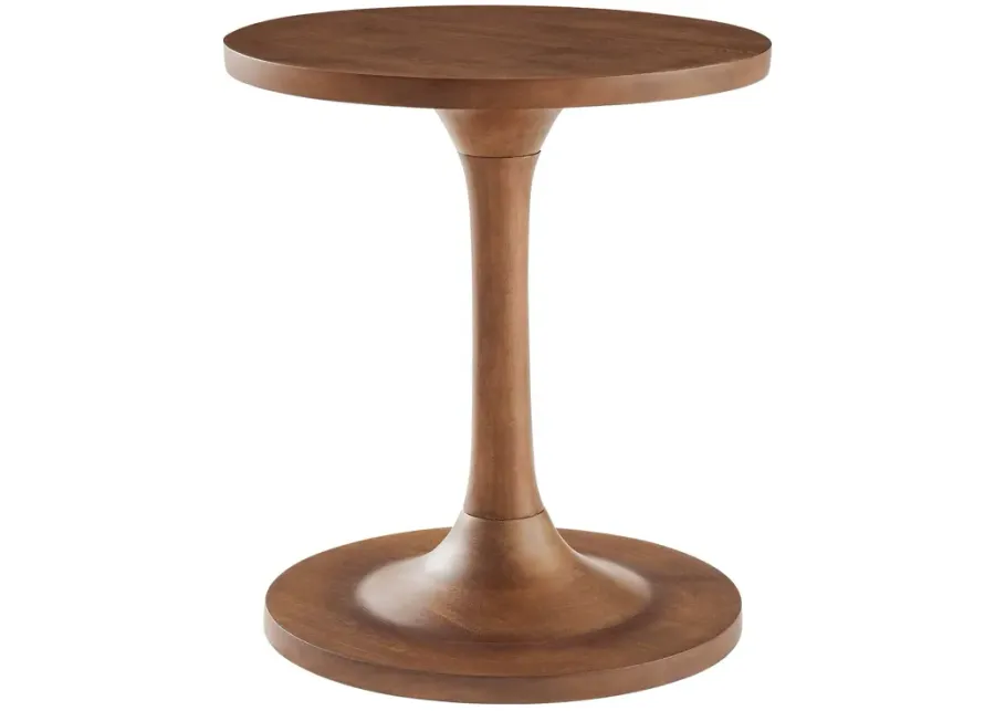 Lina Round Mango Wood Side Table