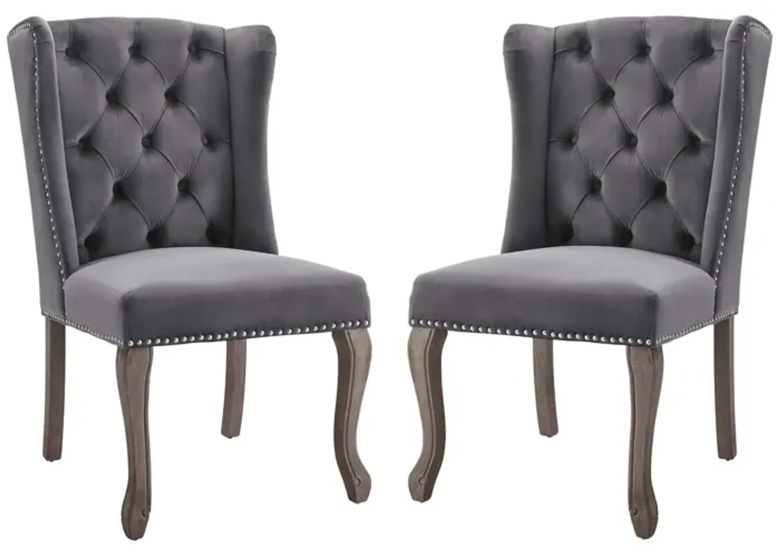 Apprise Side Chair Performance Velvet Set of 2