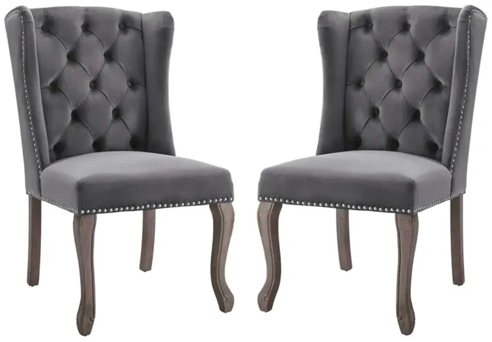 Apprise Side Chair Performance Velvet Set of 2