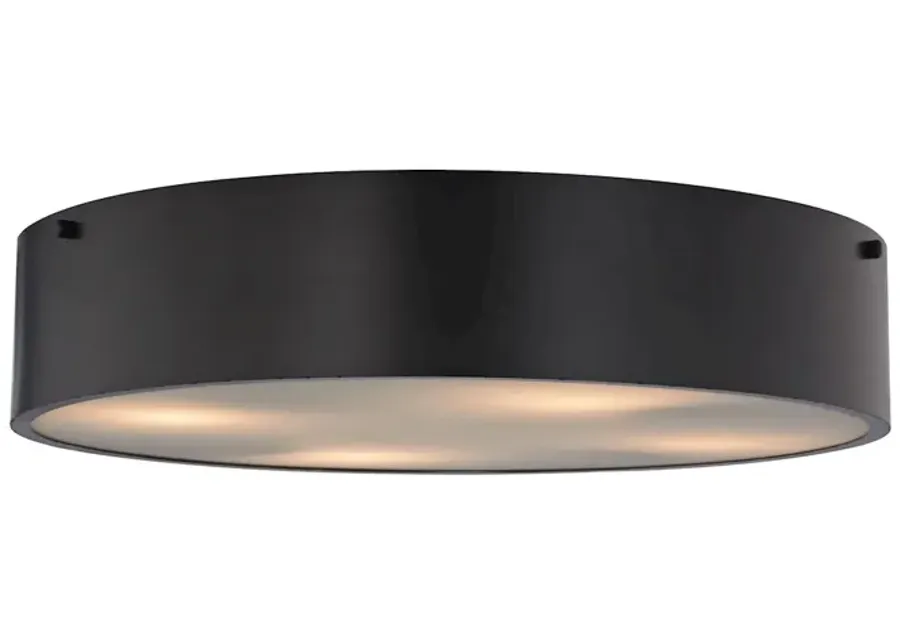 Clayton 21" Wide 4-Light Flush Mount - Oil Rubbed Bronze