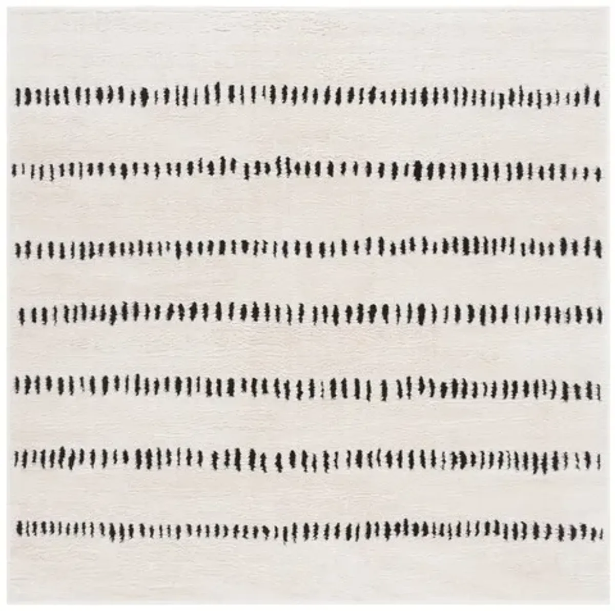 MELODY 114 Black 6'-7' X 6'-7' Square Square Rug