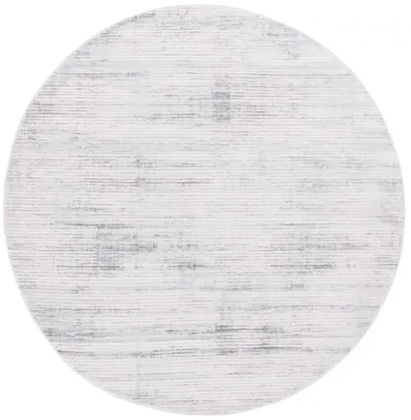 WHISPER 558 Grey  6'-7' X 6'-7' Round Round Rug