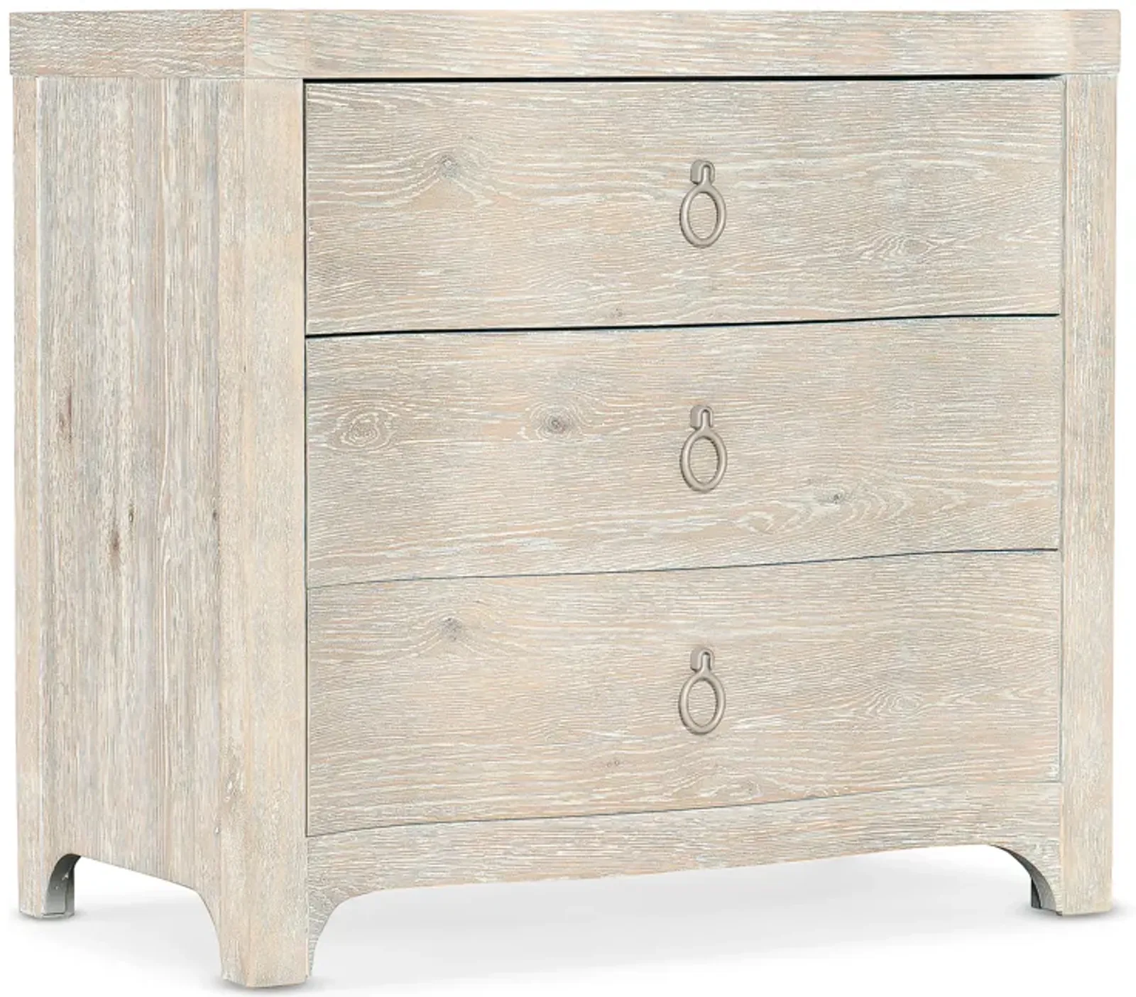 Serenity Antigua Three Drawer Nightstand