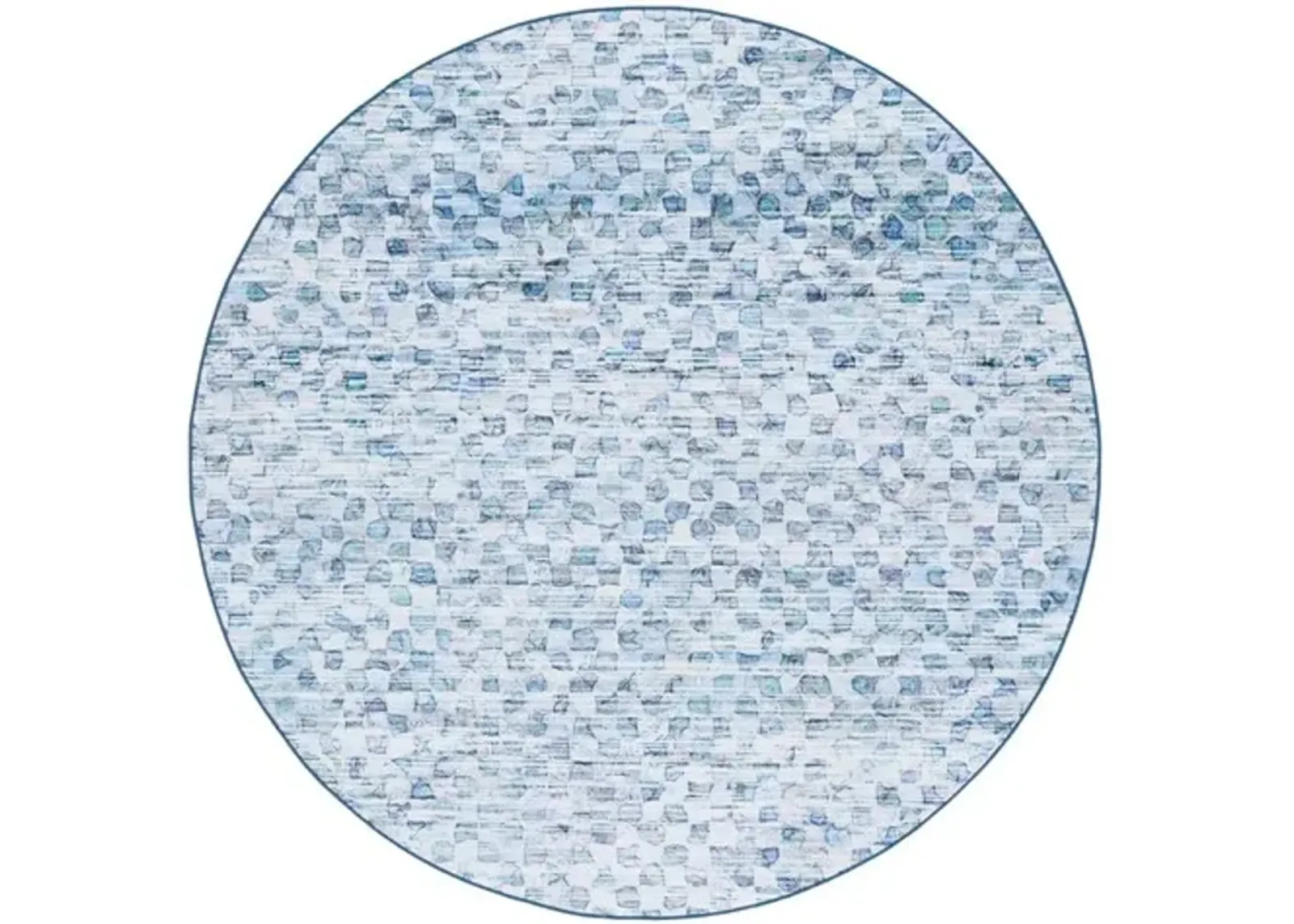 TACOMA 917 Blue  6' X 6' Round Round Rug