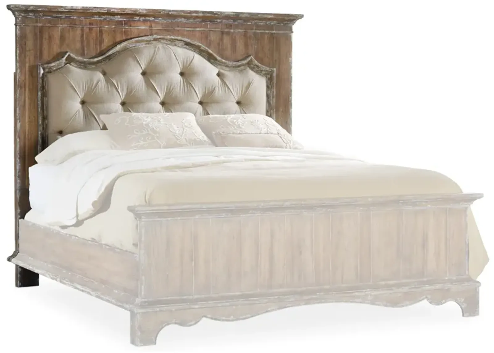 Chatelet King Upholstered Mantle Panel Headboard