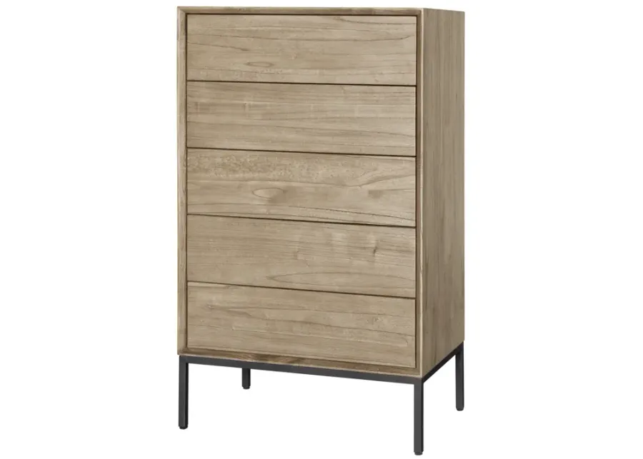 Hathaway Chest 5 Drawers, Drifted Sand 