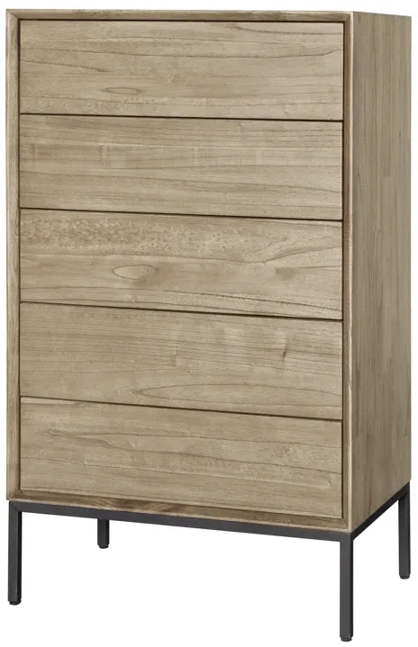 Hathaway Chest 5 Drawers, Drifted Sand 