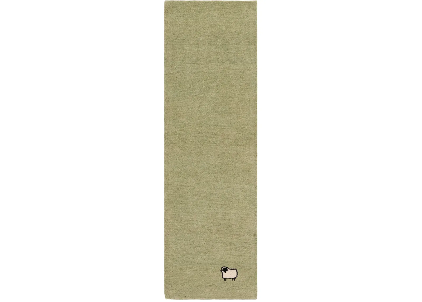 HIMALAYA 451 LIGHT GREEN 2'-3' x 8' Runner Rug