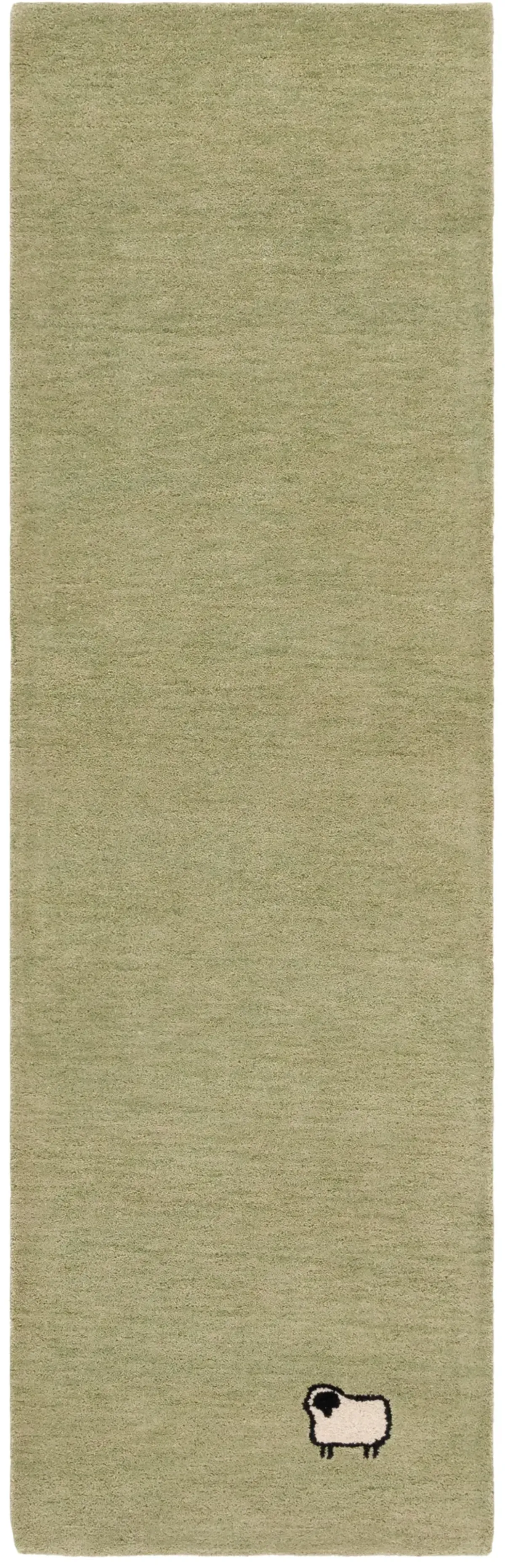 HIMALAYA 451 LIGHT GREEN 2'-3' x 8' Runner Rug